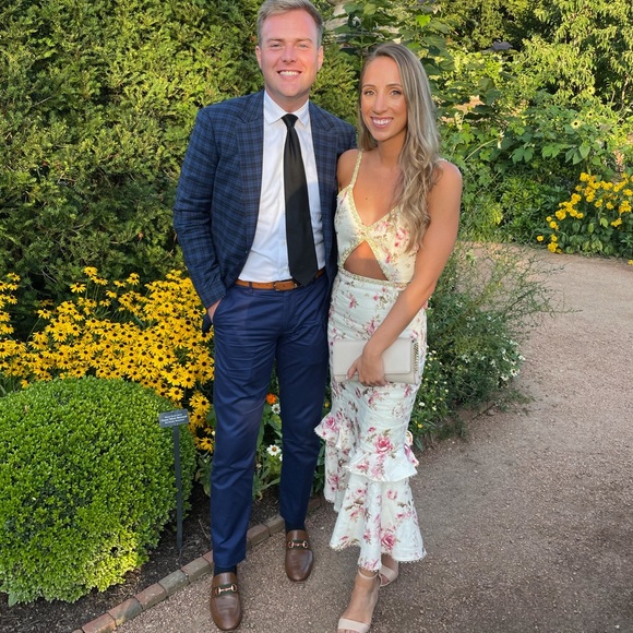 V. Chapman The Luna Dress in English Rose - Picture 2 of 3